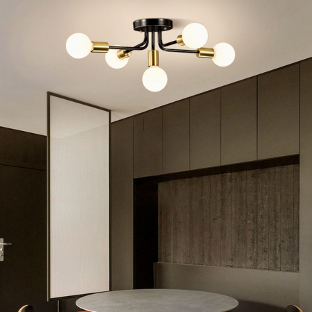 Lampa APP1118-5C Black Gold [5]