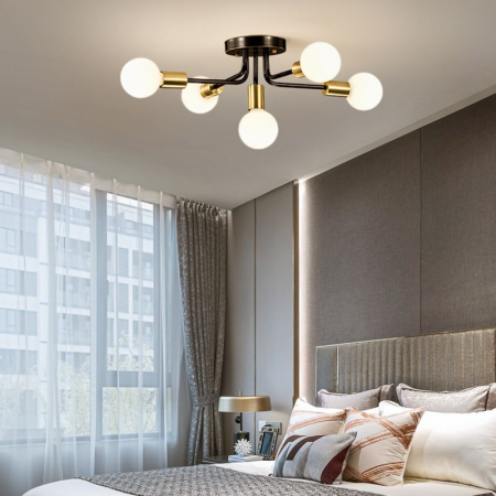 Lampa APP1118-5C Black Gold [6]