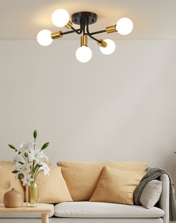 Lampa APP1118-5C Black Gold [4]