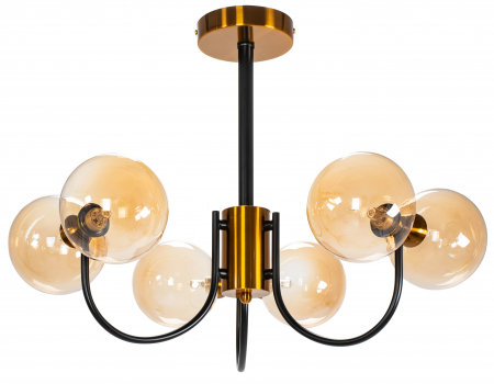 Lustre si pendule - Lampa APP1120-6CP  Gold