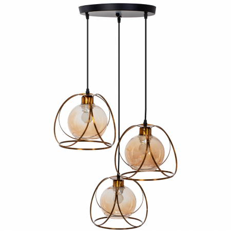 Lustre si pendule - Lampa APP1137-3C Black Gold