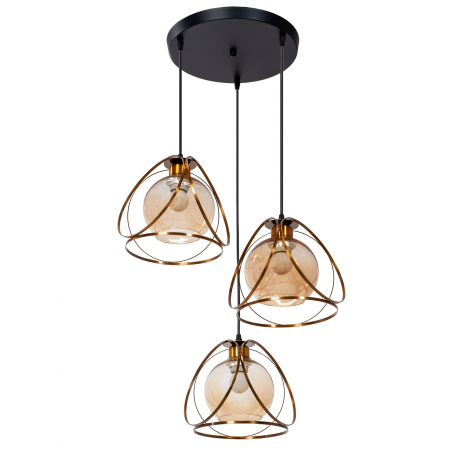 Lampa APP1137-3C Black Gold [4]