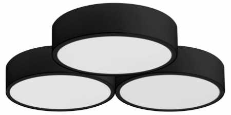 Plafoniere - LAMPĂ APP878-C Triple Black 3x40cm