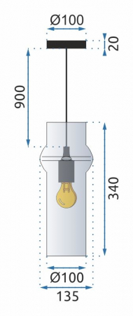 Lampa APP900-1CP Dark [7]
