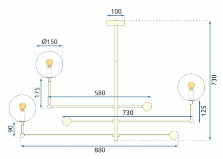 Lampa APP919-6CP [7]