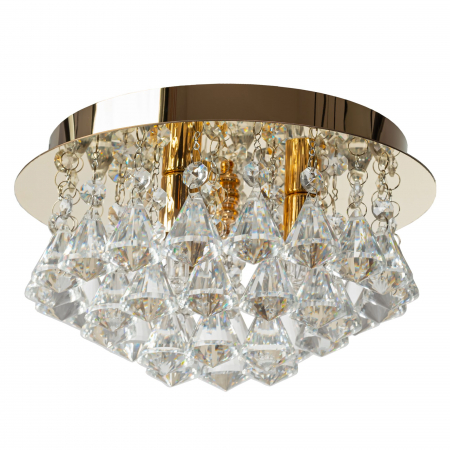 Lustre si pendule - LAMPĂ DE CRISTAL APP1038-3CP GOLD