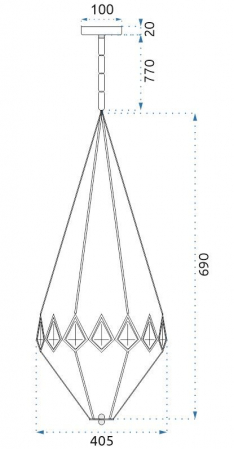 LAMPĂ DE CRISTAL APP767-3CP [8]