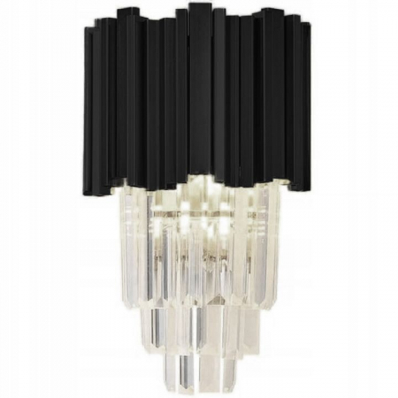 Corpuri de iluminat - Lampă de cristal de perete aurie 312357