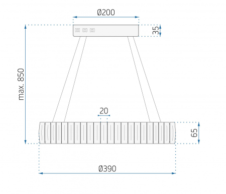 LAMPĂ DE CRISTAL LED APP1040-CP + pilot [7]