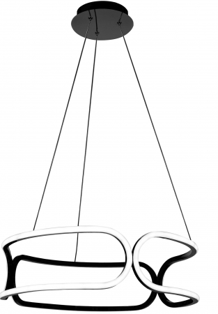 LAMPĂ DE CRISTAL LED APP790-CP TRIO BLACK [1]