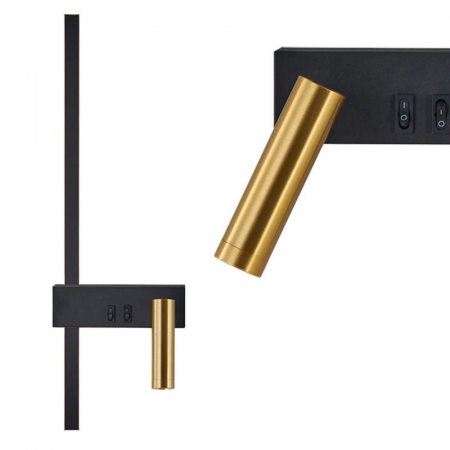 Aplice - Lampa de perete APP1439-W BLACK  GOLD