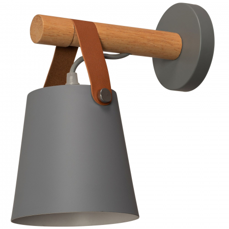 Lampă de perete din metal cu dungi gri APP468-1W GREY [1]