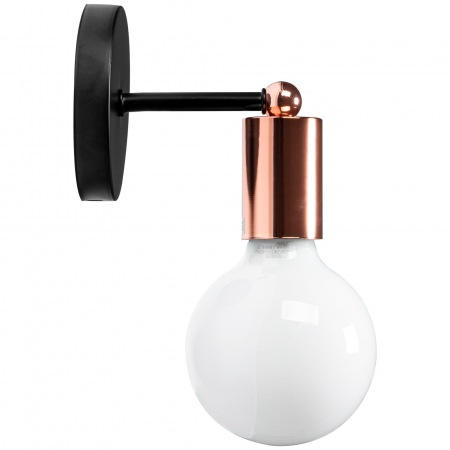 Aplice - Lampă de perete Metal Rose Gold 392205