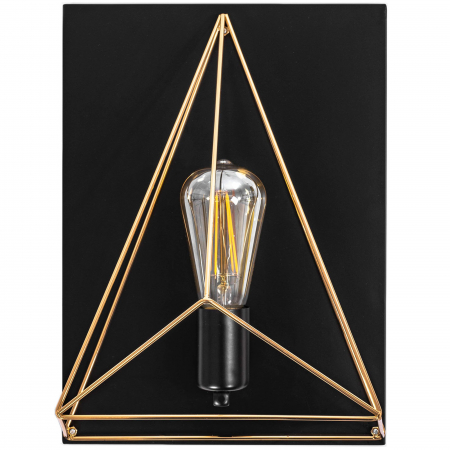 Corpuri de iluminat - Lampă de perete sticlă App1095-1W Black