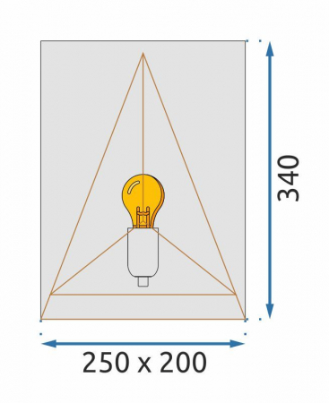 Lampă de perete sticlă App1095-1W Black [6]