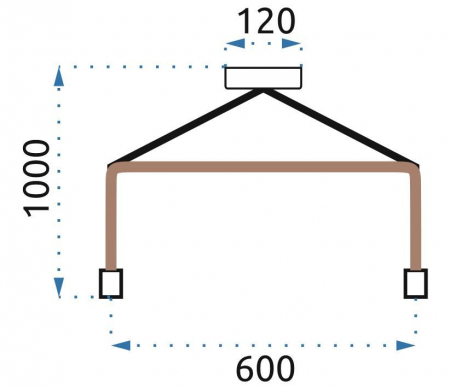 LAMPĂ DE PLAFON CU CANDELIER 5 E27 APP677-5CP [8]