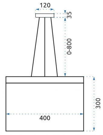Lampă de plafon cu LED APP890-CP CHAIN [6]