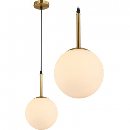 Lustre si pendule - LAMPĂ DE PLAFON STICLĂ ALBĂ APP431-1CP