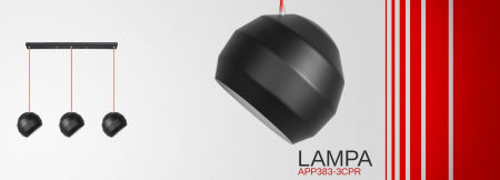 Lampă de plafon triplă suspendată APP383-3CPR [4]