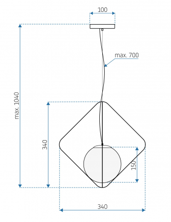 Lampă de tavan APP1018-1CP [7]