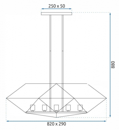 Lampă de tavan APP1037-5CP [7]