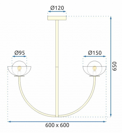 Lampă de tavan APP1200-CP [7]