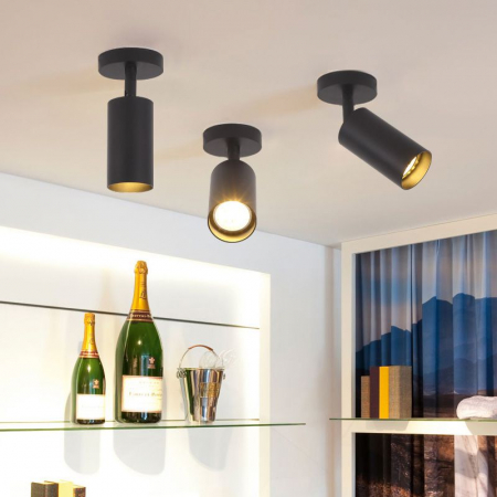 Lampă de tavan APP1244-1C BLACK [1]