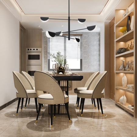 Lampă de tavan APP1261-6CP BLACK [2]