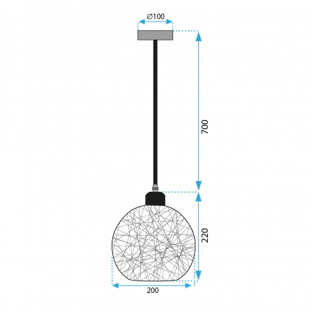 Lampă de tavan APP1320-1CP [7]