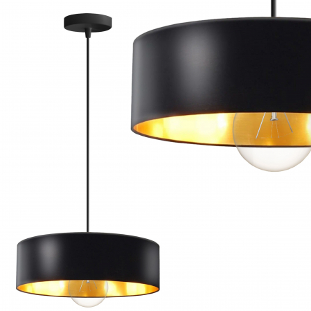 Lustre si pendule - Lampă de tavan APP1333-1CP BLACK GOLD