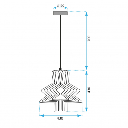 Lampă de tavan APP1458-1CP [5]