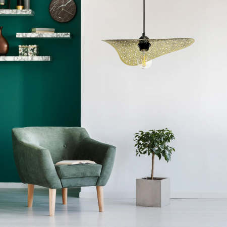 Lampă de tavan APP1467-1CP BLACK/GOLD [5]