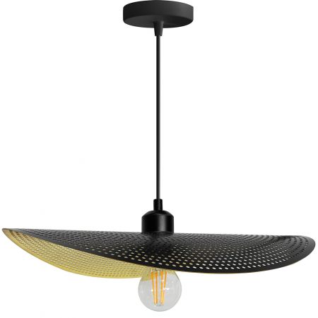 Lustre si pendule - Lampă de tavan APP1469-1CP BLACK/GOLD