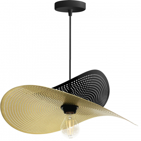 Lustre si pendule - Lampă de tavan APP1471-1CP black/gold