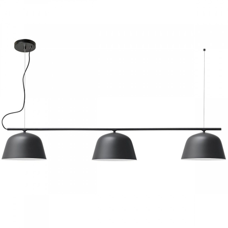 Lustre si pendule - Lampă de tavan APP1478-3CP BLACK