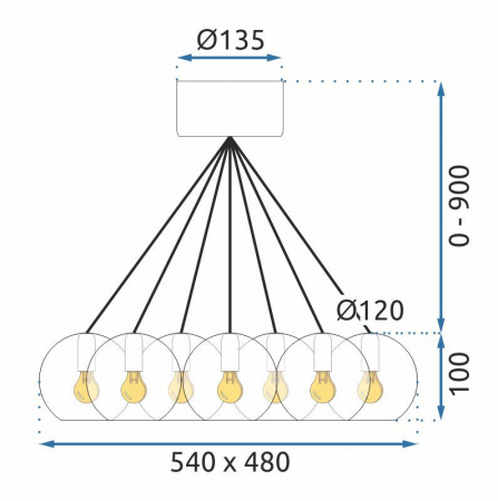 Lampă de tavan APP561-13CP [5]