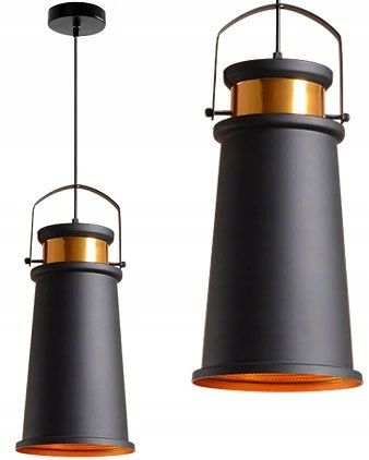 Lustre si pendule - Lampa DE TAVAN ASTI A negru / Auriu
