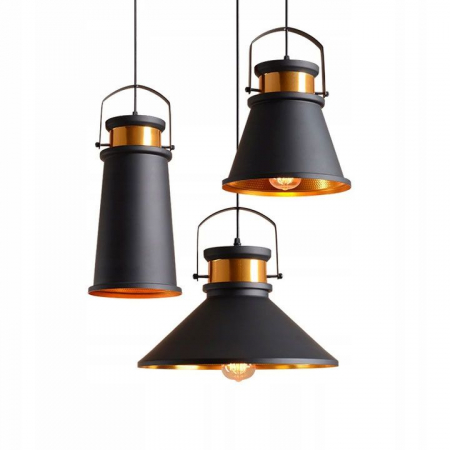 Lampa DE TAVAN ASTI ABC negru / Auriu [1]
