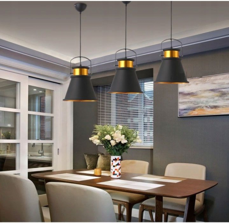 Lampa DE TAVAN ASTI C negru / Auriu [10]
