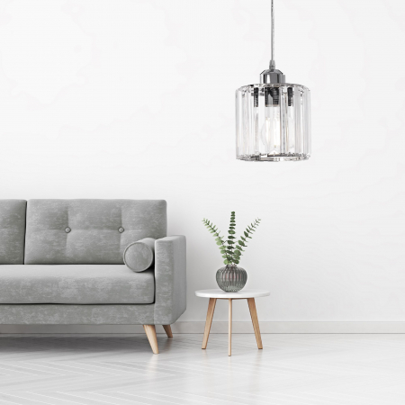 Lampă de tavan cristal argintiu APP508-1CP [7]