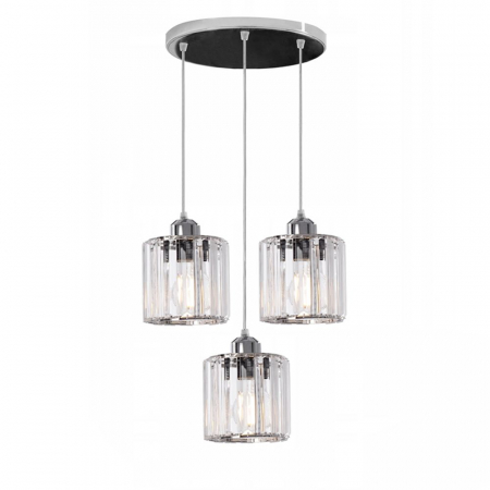 Lampă de tavan cristal argintiu APP510-3CPR [1]