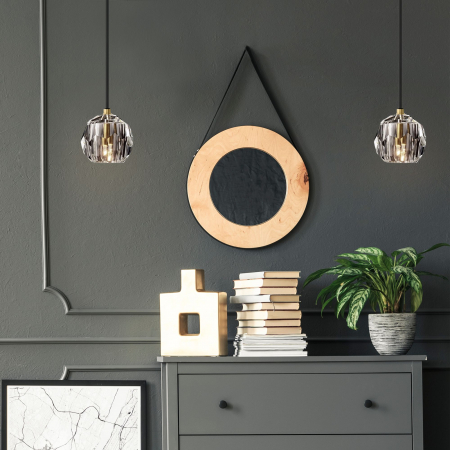 Lampă de tavan din cristal neagra APP586-1CP [6]