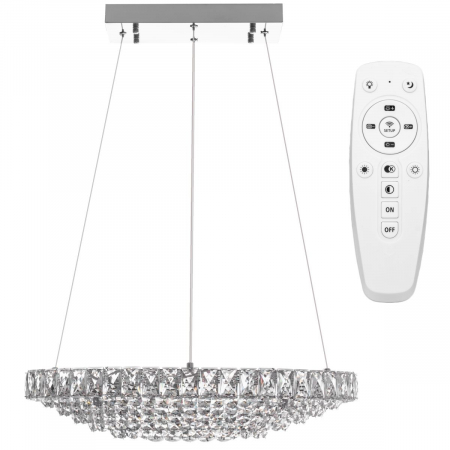 Lustre si pendule - Lampă de tavan din cristal Oval LED APP775-1CP