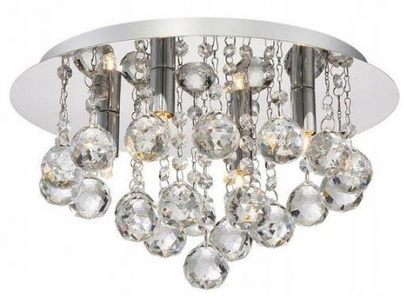 Lustre si pendule - Lampă de tavan din cristal Plafond Candelabru Glamour APP403-C