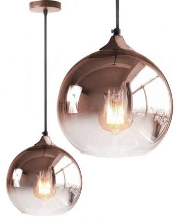 Lustre si pendule - Lampa DE TAVAN din sticla APP 313-1CP Rose Gold
