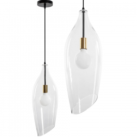 Lustre si pendule - Lampă de tavan din sticlă Chihlimbar APP892-1CP