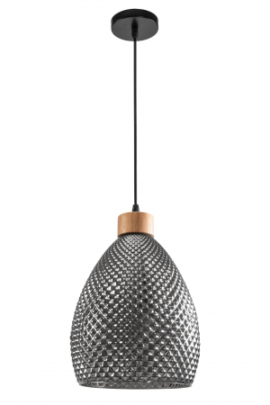 Lampă de tavan din sticlă Chihlimbar Retro Black APP897-1CP [4]