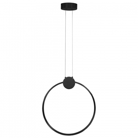 Lustre si pendule - Lampă de tavan LED APP1395-CP BLACK 40cm
