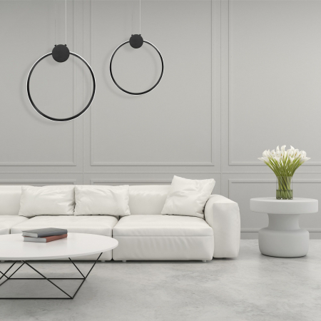 Lampă de tavan LED APP1395-CP BLACK 40cm [6]