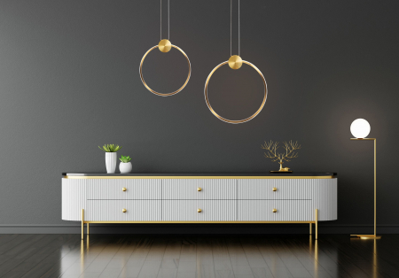 Lampă de tavan LED APP1397-CP OLD GOLD 40cm [4]